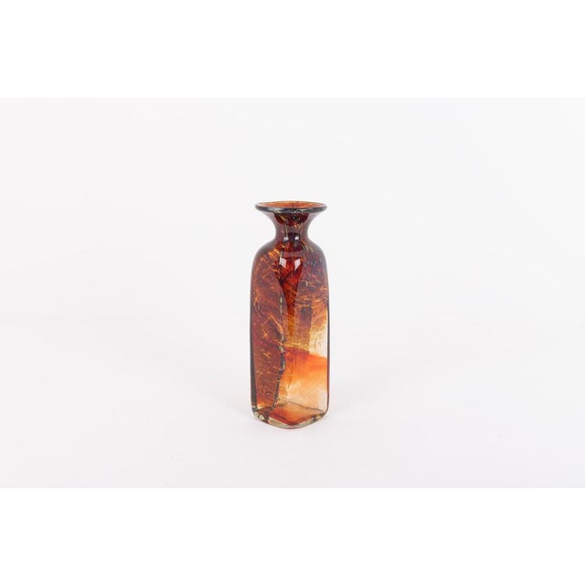 Art Glass Vase by Michael Harris for Mdina Maltese For Sale - Image 3 of 8