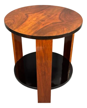 Art-Deco Round Coffee Table, 1935