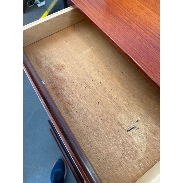 Arne Wahl Iverson Danish Rosewood 8 Drawer Narrow Dresser/Chest C1970s For Sale - Image 10 of 12