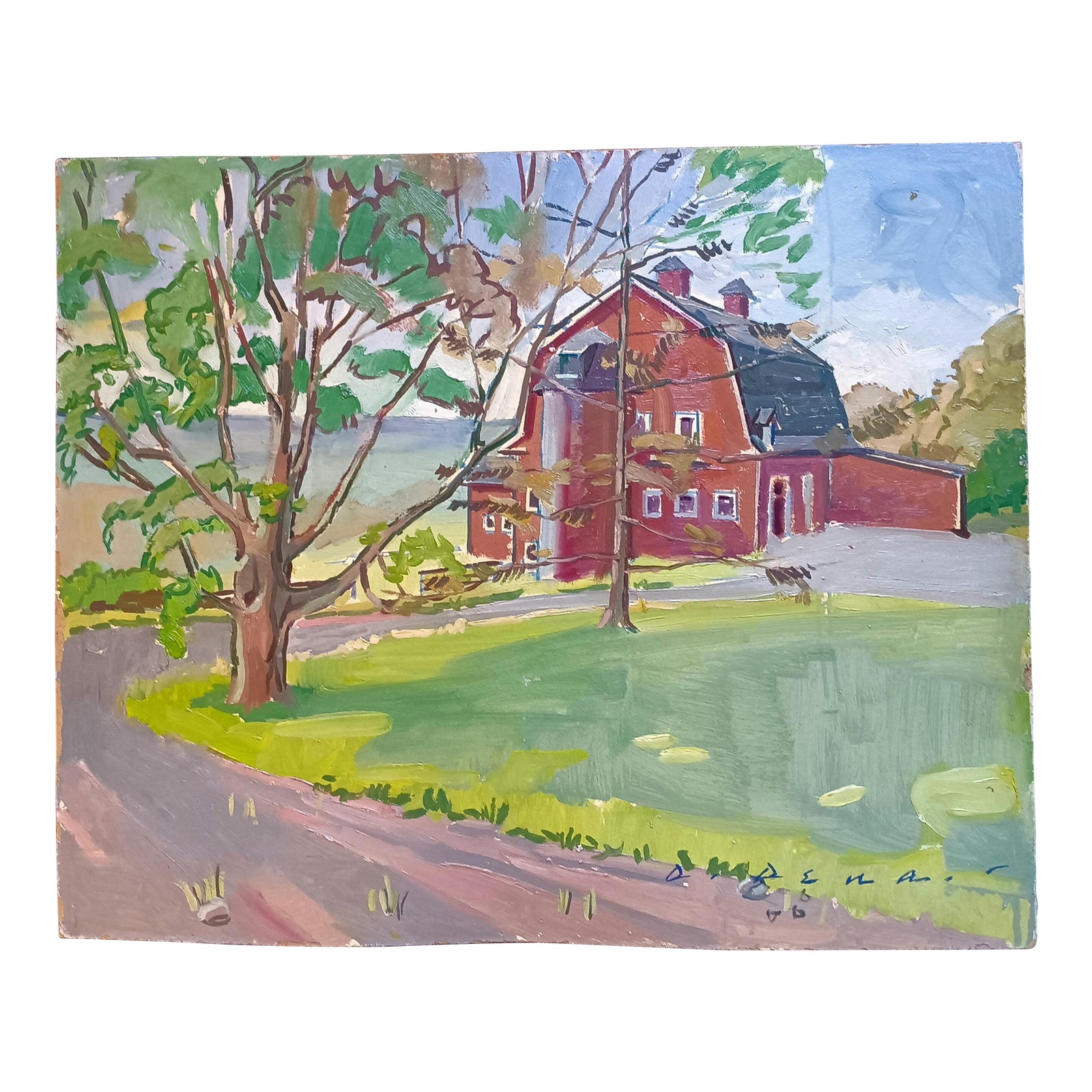 Pachelbel Red Barn and Silo in Old Chatham, New York Chairish