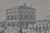 Early 19th Century Early 19th Century Constant Bourgeois Du Castelet (1767–1841) Pair of Ink Wash Drawings — Views of Palaces in the Roman Countryside For Sale - Image 5 of 17