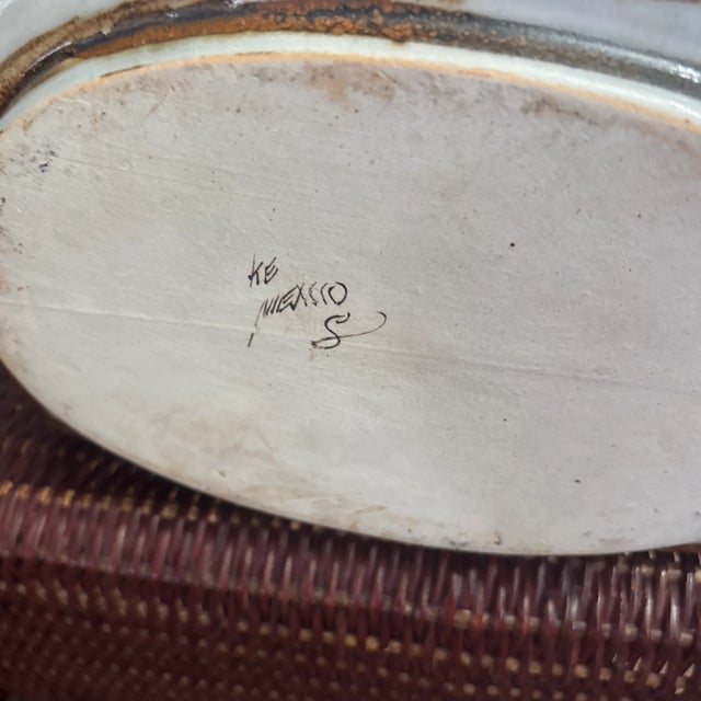 1990s Large Ken Edward's Baroque Style Tonala Vase For Sale In Reno/Lake Tahoe - Image 6 of 6