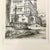 Paper 1919 Antique German Architectural Original Print Etching Artist Signed Proof, Rothenburg. For Sale - Image 7 of 15