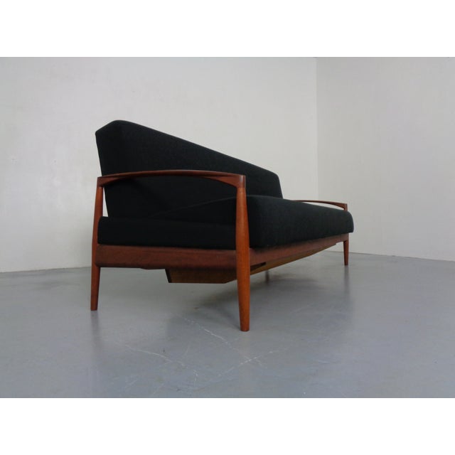 Teak Sofa or Daybed by Carl Straub for Goldfeder, Germany, 1950s For Sale - Image 4 of 18