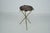 Italian Brass and Wood Tripod Coffee Table, 1950s For Sale - Image 13 of 13