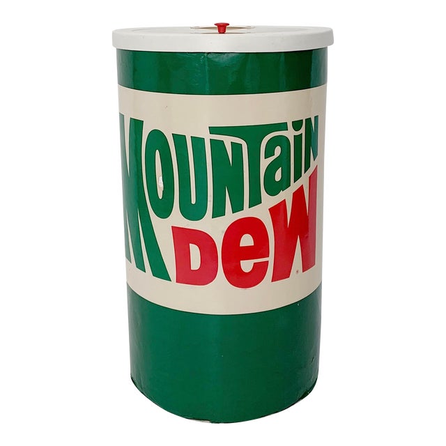 Vintage Mountain Dew Beverage Cooler Display Chairish