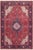 Vintage Retro Kashan Red/Blue Wool Rug - 6'11'' X 9'11'' For Sale - Image 10 of 10