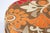 Textile Vintage Moroccan Round Pouf Ottoman in 1970s Psychedelic Floral Velvet For Sale - Image 7 of 17