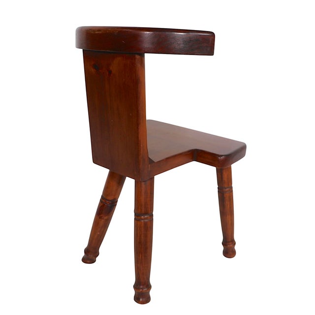 1960s Rustic William Fetner Cockfighting Chair C. 1960's For Sale - Image 5 of 9