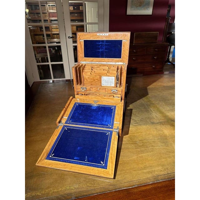 Vintage Olive Writing Box For Sale - Image 14 of 14