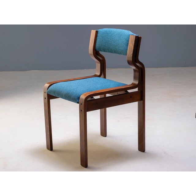 1970s Chairs by Ludvík Volák for Drevopodnik Holesov, 1960s, Set of 4 For Sale - Image 5 of 8