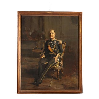 Giuseppe Amisani, Portrait, Oil on Canvas For Sale