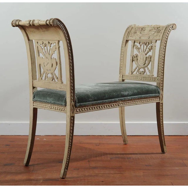 Late 18th Century French Direcotire-Empire Period Window Bench For Sale - Image 9 of 11