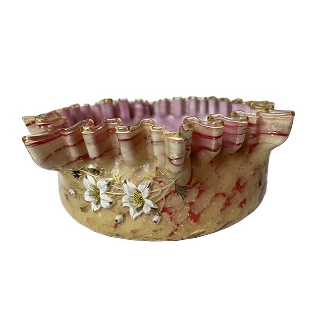 Opaline Multilayer Glass Bowl For Sale