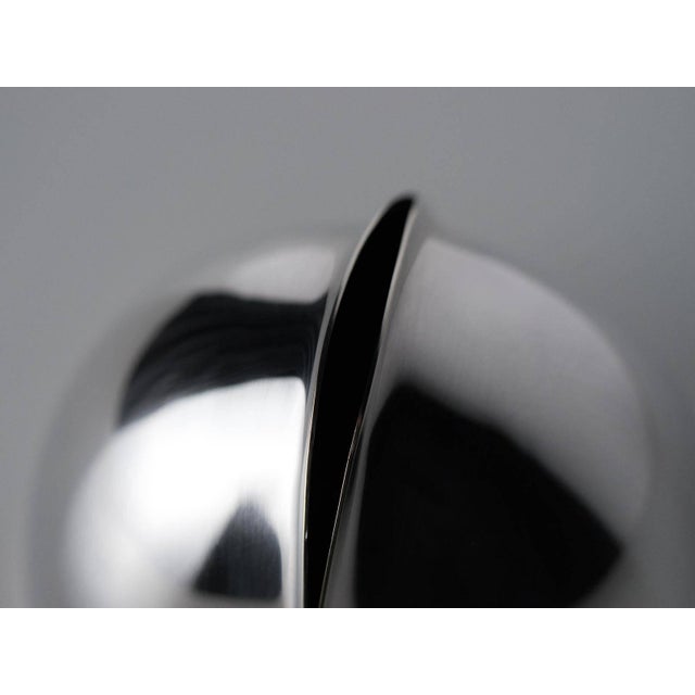 Lino Sabattini "Germoglio" Silver Plated Vase for Sabattini, 1979 For Sale In Los Angeles - Image 6 of 11