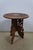 Late 20th Century Vintage Anglo Indian Carved Folding Pedestal Table Plant Stand 16" For Sale - Image 5 of 14
