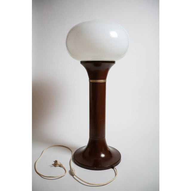 Brown Vintage Space Age Floor Lamp from Sijaj Hrastnik, Former Yugoslavia, 1970s For Sale - Image 8 of 8