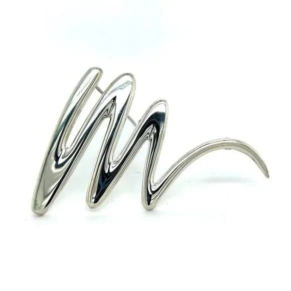 Tiffany and Co. Tiffany & Co Estate Brooch Pin Sterling Silver By Paloma Picasso For Sale - Image 4 of 8