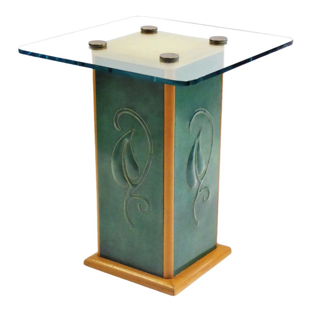 1940s Mid-Century Modern Edward Stoll Side Table For Sale