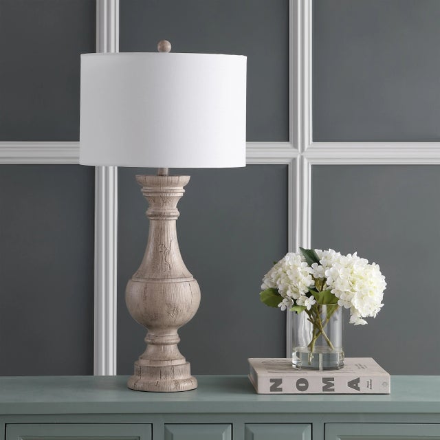 Vase Table Lamp in Whitewash a Pair Chairish