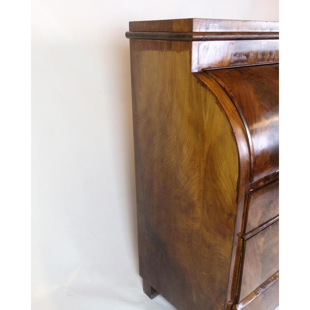 Chatol with Four Drawers in Hand Polished Mahogany, 1820s For Sale - Image 4 of 18