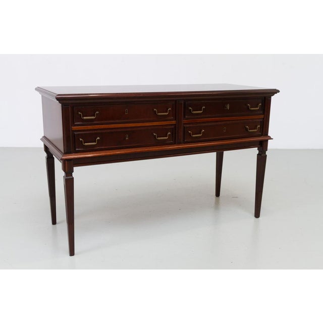 Danish Hepplewhite Mahogany Console Table from Farre Møbelfabrik, 1970s For Sale - Image 6 of 18