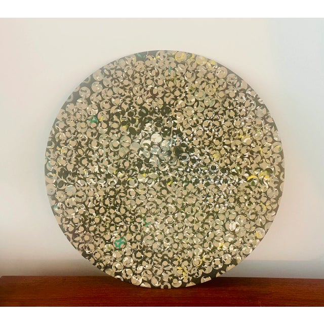 Richard Bové Painting on XL Vinyl Dance Signed I 1980s Abstract Pop Art For Sale - Image 9 of 9