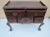 Wood Credenza Buffet Server French Sideboard Bar Console Chippendale Ethan Allen Dark Tone Style: Traditional Color: Brown...