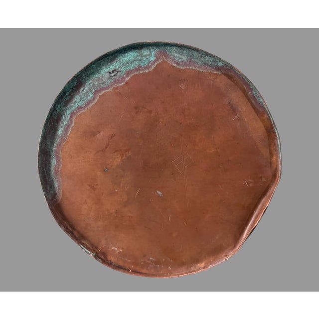 Vintage Antique Arts & Crafts Style 9.5" Copper Planter Vase For Sale - Image 4 of 12