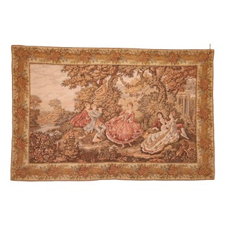 Vintage Jacquard Tapestry, 1960s For Sale