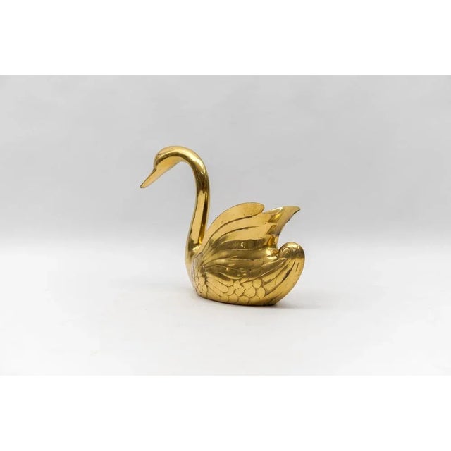 1960s Swan Planter in Brass, Italy, 1960s For Sale - Image 5 of 8