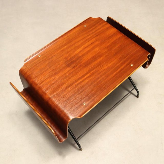 Coffee Table attributed to Industria Legni Curvati, 1950s For Sale - Image 6 of 9
