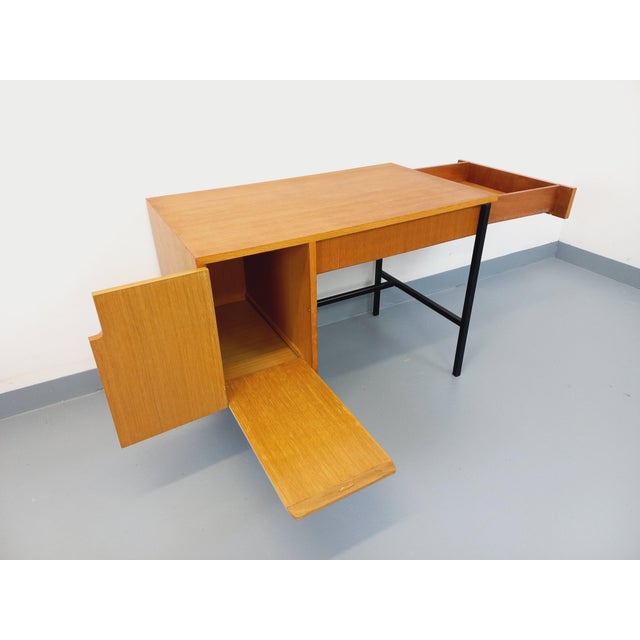 Vintage Multitable Desk in Oak by Jacques Hitier, 1960s For Sale - Image 17 of 18
