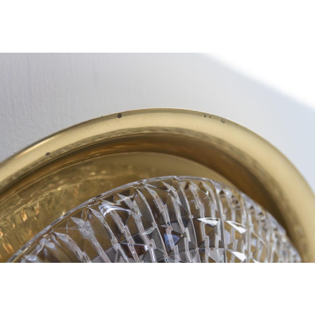 Orrefors Brass Wall Lamp by Fagerlund for Lyfa, 1960s For Sale - Image 9 of 18