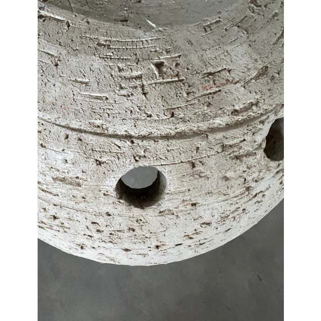 1970s Hand-Crafted Textured Pendant Lights, Set of 2 For Sale - Image 5 of 6