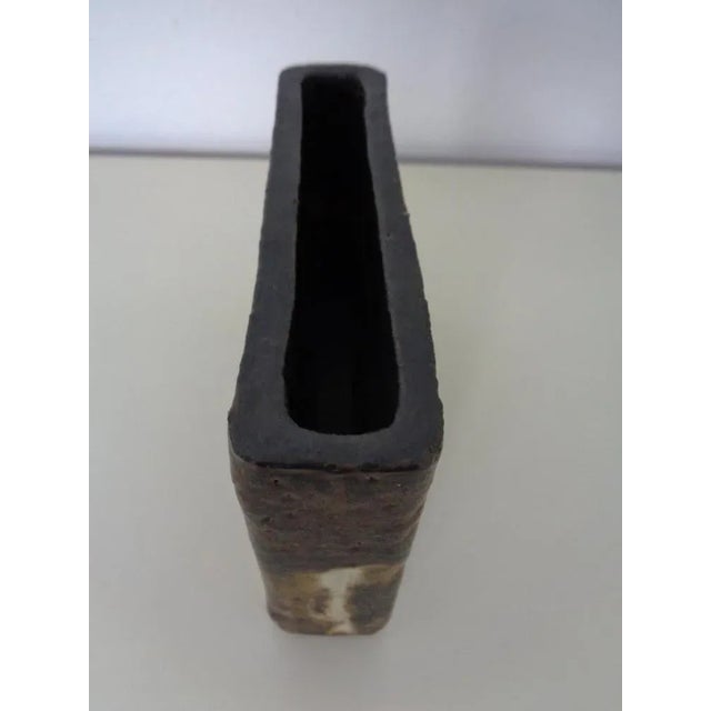 Vintage Glazed Studio Ceramic Vase from Trille Jørgensen, Denmark, 1970s For Sale - Image 10 of 14