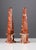 Pair of Decorative Italian Obelisks 20th Century Made of red, white speckled marble, height approx. 42 cm (2) Condition: good