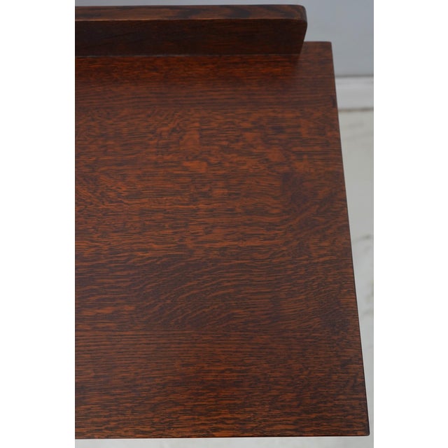 Stickley Mission Oak 1 Drawer Console Server Cabinet For Sale - Image 17 of 18