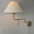 Articulating Brass Wall Light, 1950s For Sale - Image 13 of 16