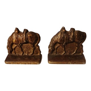 Pair of Horse Bookends For Sale