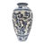 Contemporary 1980s Brazilian Cerâmica Luiz Salvador Hand-Painted Cobalt Blue Faience Vase For Sale - Image 3 of 13