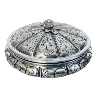 Handmade Silver Box, Early 20th Century For Sale