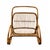 Vintage Rattan and Wicker Lounge Armchair by Franco Albini, Italy, 1960s For Sale - Image 6 of 8