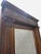 American Monumental Restored Chicago Architectural Salvage Mahogany Pier / Hall Mirror For Sale - Image 3 of 5