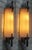 Pair Skyscraper Vintage Art deco light Old Lamp Wall Sconces Fixture Nickel Brass & Opaline Pink Glass Rod Ship Light...