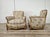 20th Century Italian Baroque Style Bergère Armchairs in Carved and Gilded Wood, Set of 2 For Sale - Image 4 of 18