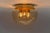 Huge 3-Light Amber Glass Flush Mount, Germany, 1960s For Sale - Image 6 of 8