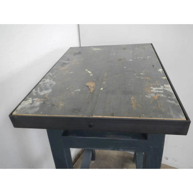 Iron and Fir Stools, 1950s For Sale - Image 4 of 9