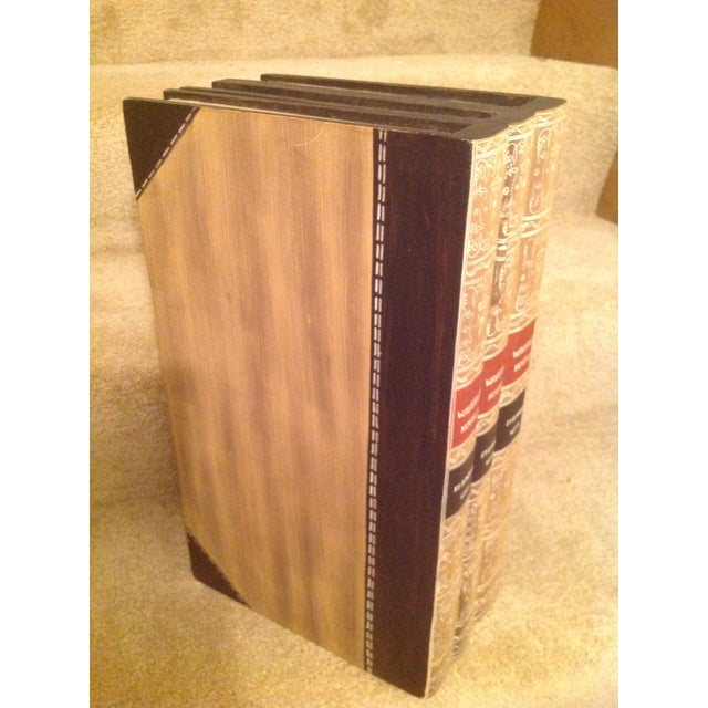 Vintage Hand Painted, Wooden Book Box Chairish