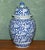 Large Chinese Style Blue and White Temple Jars from Ralph Lauren, Set of 2 For Sale - Image 6 of 18